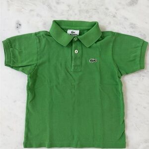 Lacoste Kids Green Polo Shirt - Size 6